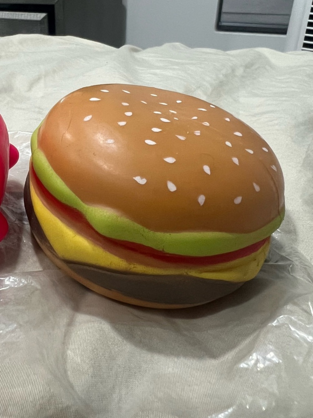 Kids Squishy Stress Doh Hamburger Toy Set